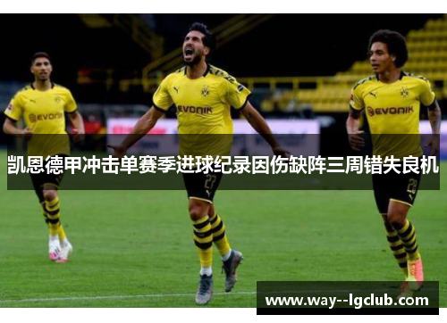 凯恩德甲冲击单赛季进球纪录因伤缺阵三周错失良机